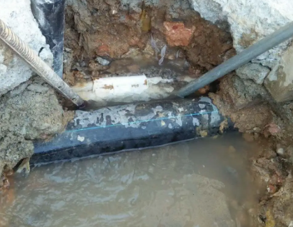 偃师测漏水之水管漏水